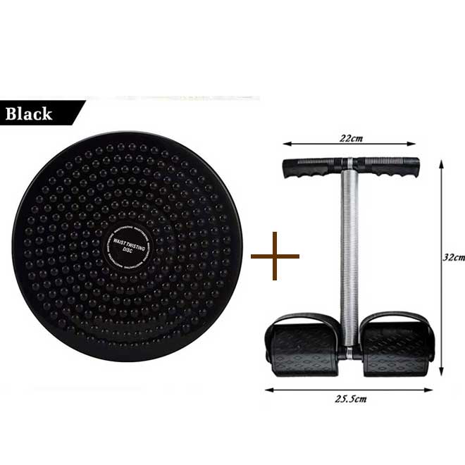 Combo Deal Twister Disc & Double Spring Tummy Trimmer Home Gym Fitness Equipment