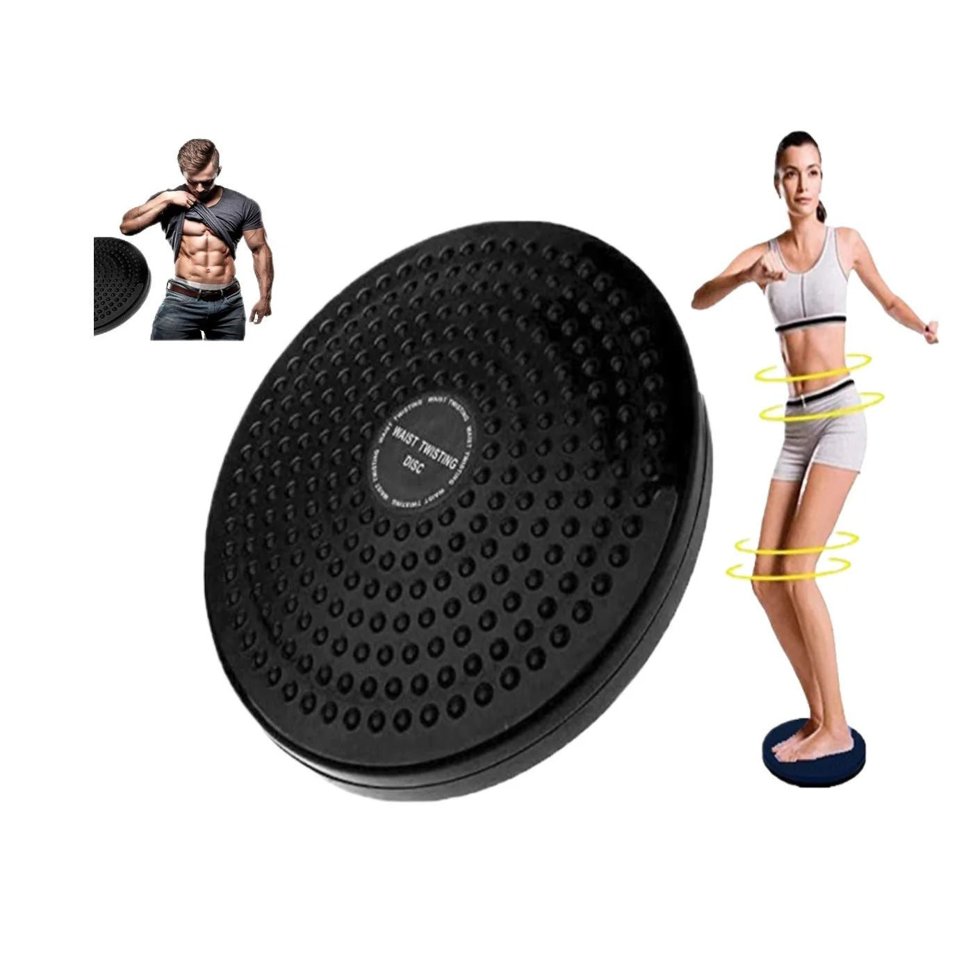 Combo Deal Twister Disc & Double Spring Tummy Trimmer Home Gym Fitness Equipment